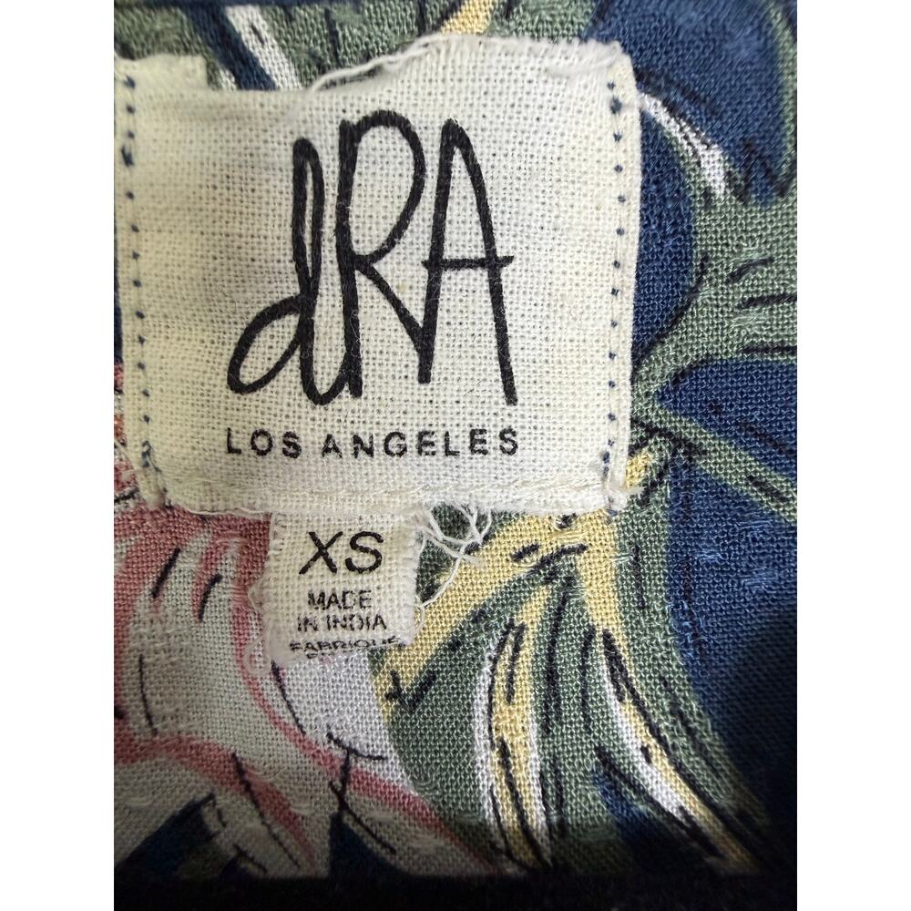 DRA Los Angeles Floral Boho belted Midi Dress size XS - Picture 3 of 8